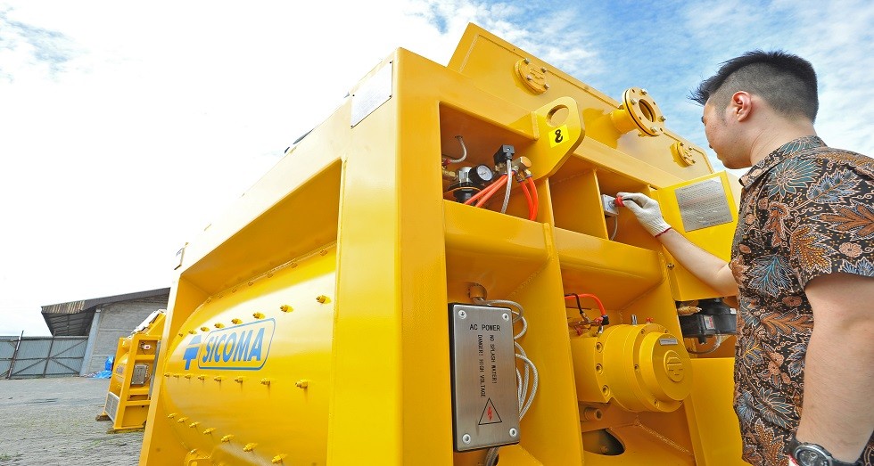 SICOMA Mixers Indonesia Products; SICOMA Planetary Concrete Mixer