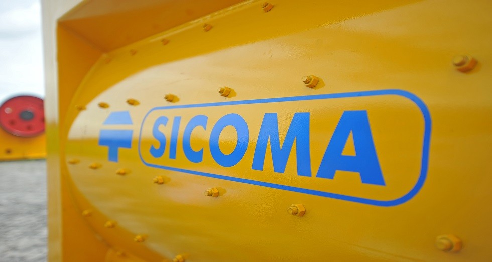 SICOMA Twin Shaft Forced Concrete Mixers